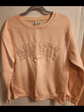 Panama City Beach FL, Peach Sweatshirt